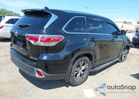 2016 Toyota Highlander Xle V6 z USA, uszkodzony, nr VIN 5TDJKRFH5GS356144